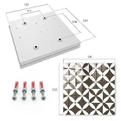 Geometrická kompozícia symetrická kontrastná