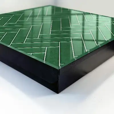 Zelená rybia kosť priestoru elegancie