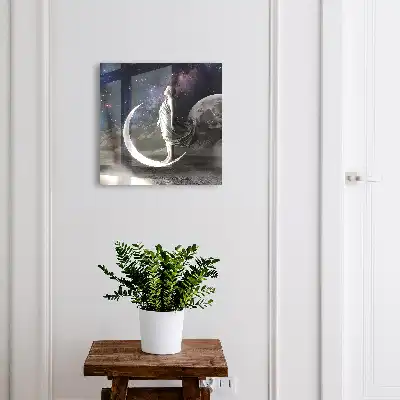 Obraz s motívom kozmickej fantázie a hviezdnej oblohy