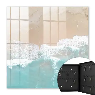 Béžový piesok na pláži