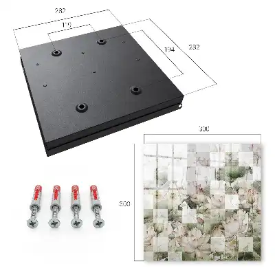 Geometrické ľalie v pozadí
