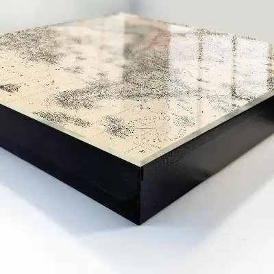 Mapa sveta s kontinentmi a loďami