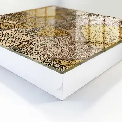 Stará mapa s detailnými ornamentmi