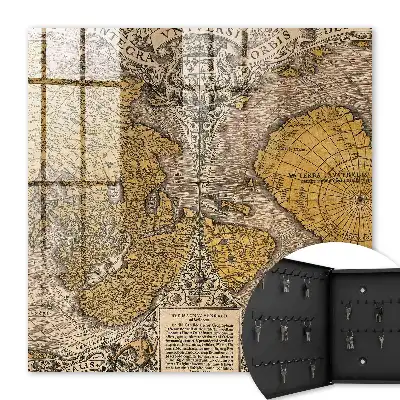 Stará mapa s detailnými ornamentmi