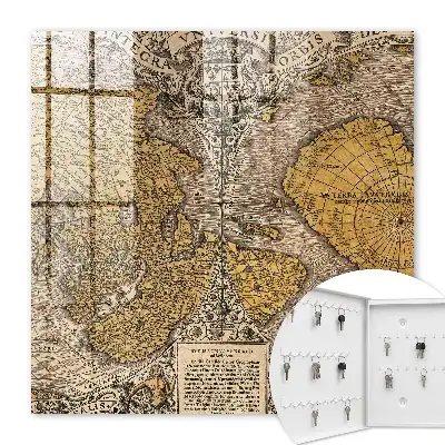 Stará mapa s detailnými ornamentmi