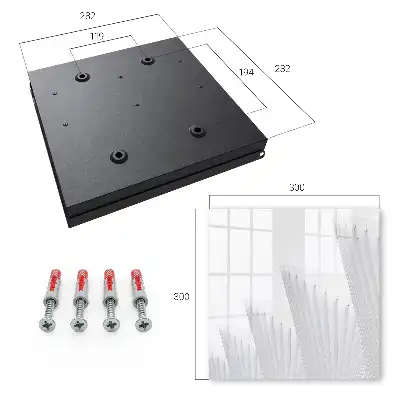 Obraz s abstraktnou architektúrou v minimalistickej kompozícii