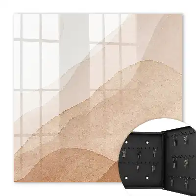 Béžové krajiny v akvarelovom štýle