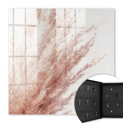 Dekoratívna sušená tráva v boho štýle