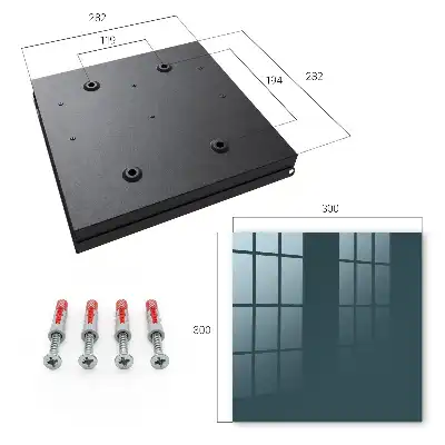 Geometrický vzor v tyrkysovo-námorníckej farbe