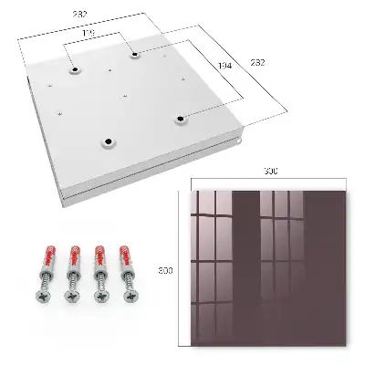 Geometrický obraz v minimalistickom sivom prevedení