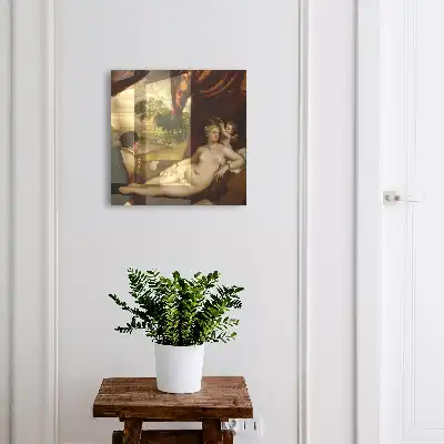 Tizian Venuša a lutnárka, obraz Ženy Anjel