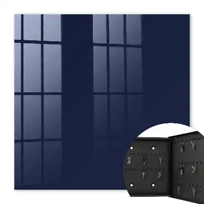 Tmavo modré moderné elegantné šaty