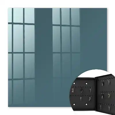 Moderná elegantná dekorácia v tlmenej tyrkysovej farbe