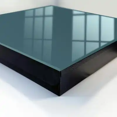 Moderná elegantná dekorácia v tlmenej tyrkysovej farbe