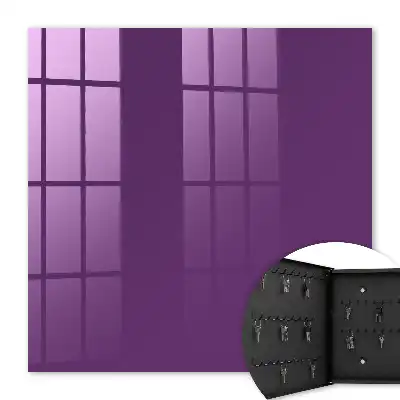 Silná fialová minimalistická moderná lampa