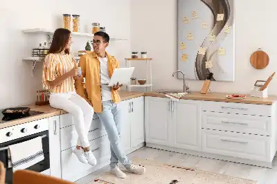 Korková nástenka s motívom abstraktnej vlny