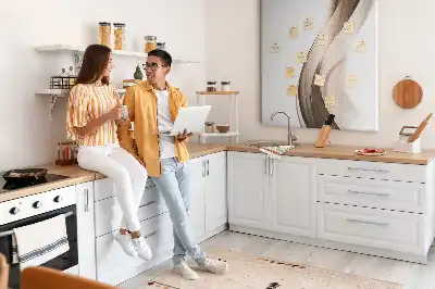 Korková nástenka s motívom abstraktnej vlny