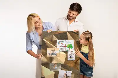 Korková tabuľa Trojrozmerná abstrakcia