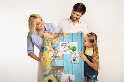 Korková nástenka s motívom pláže