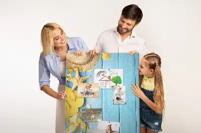 Korková nástenka s motívom pláže