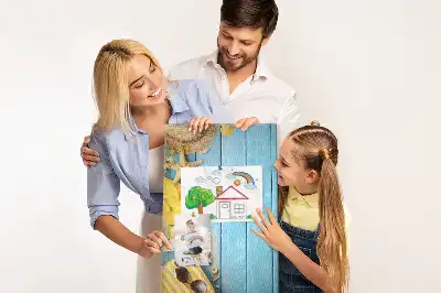 Korková nástenka s motívom pláže