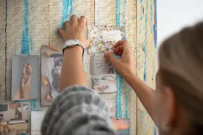 Korková tabuľa Drevo s históriou