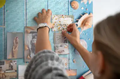 Korková tabuľa s motívom pláže