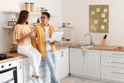 Dekoračná korková tabuľa s látkovým povrchom