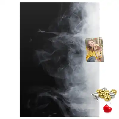 Nástenná korková nástenka v tvare obláčika
