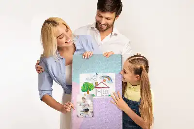 Nástenka s pastelovým vzorom
