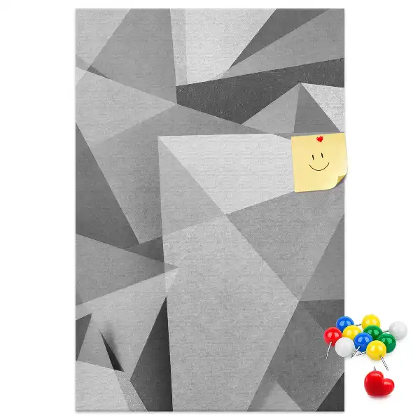 Korková nástenka Geometrická kompozícia