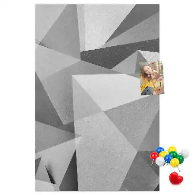 Korková nástenka Geometrická kompozícia