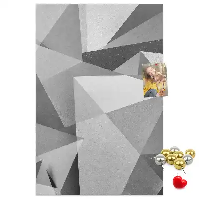 Korková nástenka Geometrická kompozícia