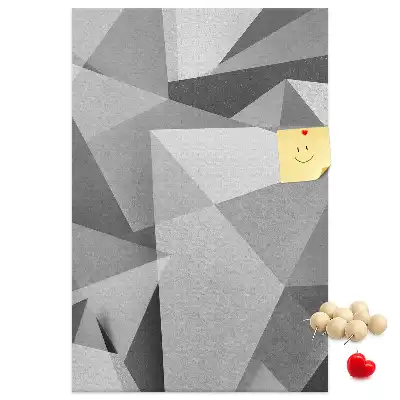 Korková nástenka Geometrická kompozícia