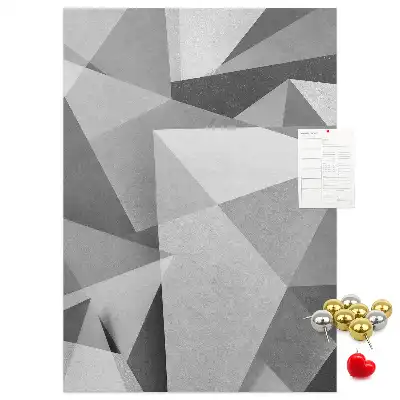 Korková nástenka Geometrická kompozícia