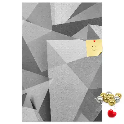 Korková nástenka Geometrická kompozícia
