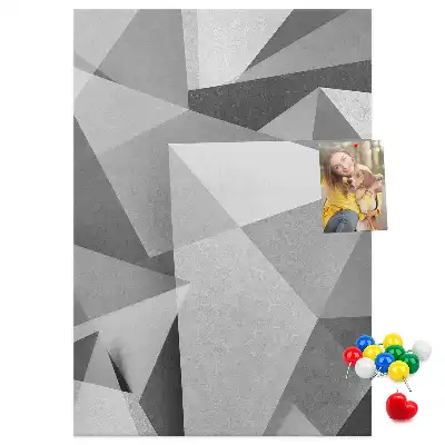 Korková nástenka Geometrická kompozícia