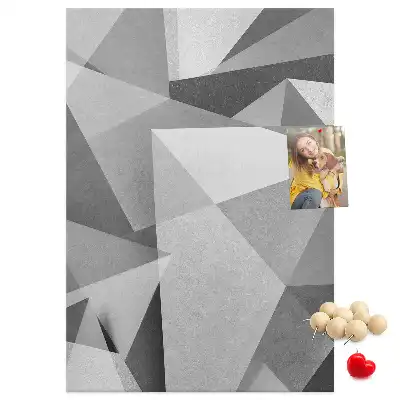 Korková nástenka Geometrická kompozícia