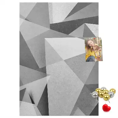 Korková nástenka Geometrická kompozícia