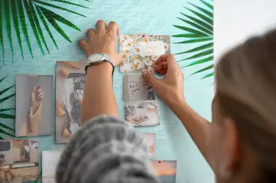 Korková nástenka Husté tropické lístie
