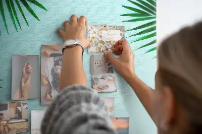 Korková nástenka Husté tropické lístie