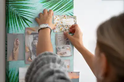 Korková nástenka Husté tropické lístie