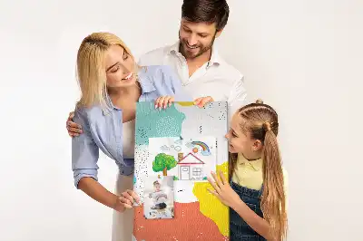 Nástenka Abstrakcia čmáraníc