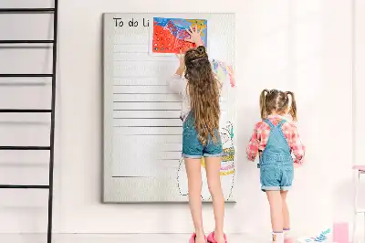 Nástenná nástenka na zoznam snov