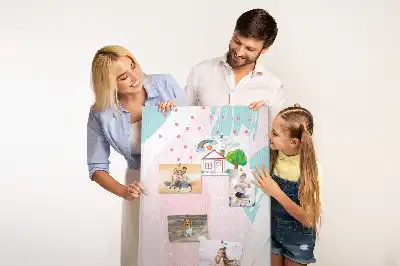 Korková tabuľa Abstraktná kompozícia