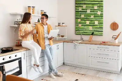Bambusová nástenná korková tabuľa