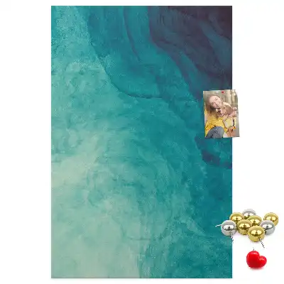Nástenka Abstrakcia v morských farbách