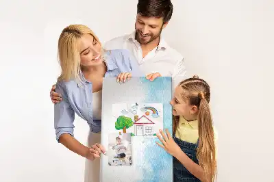 Nástenka s motívom akvarelových škvŕn