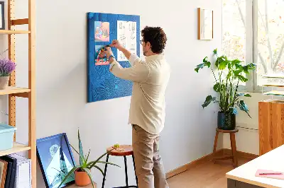 Korková tabuľa Papagájové perie