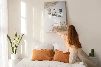 Korková nástenka Listy v zlate
